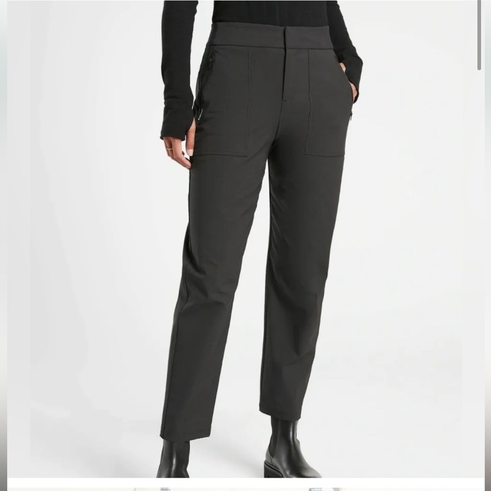 Athleta Wander Hybrid Pant Size 4 Brown Gray